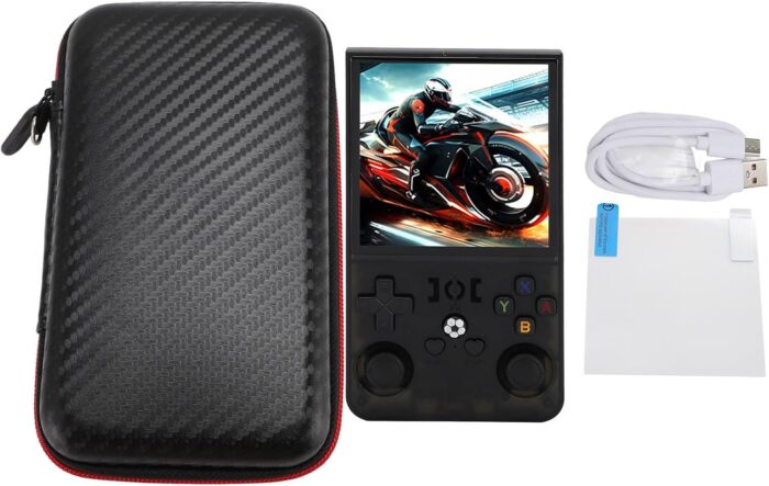 Retro Gaming Console, Handheld Game Console 720x720 4 Inch Screen, Retro Video Game Console 4000mAh Rechargeable Portable for (128GB) - Image 7
