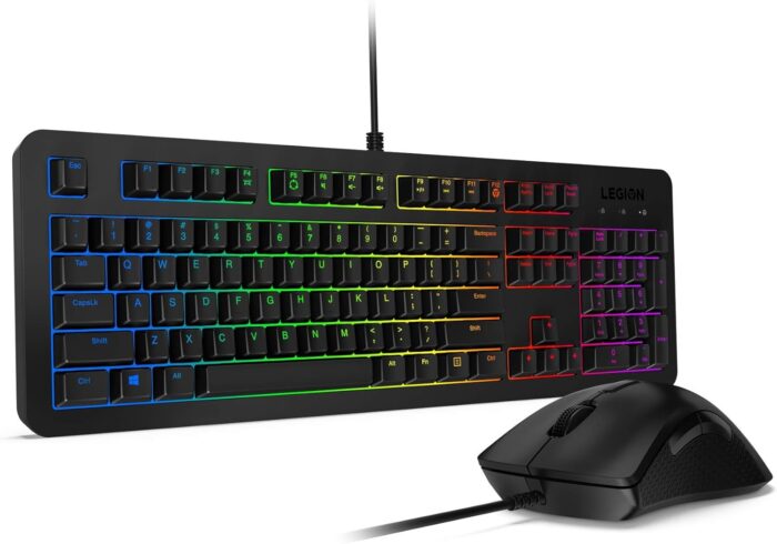 Lenovo Legion KM300 RGB Gaming Combo Keyboard and Mouse – Arabic & English