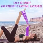 SKY-TOUCH Latex Resistance Exercise Band 5Pcsexercise Bands For Physiotherapy, Strength Training & Fitness Workouts, Pilates, Stretching And Yoga Physical Therapy Fitness - Image 4