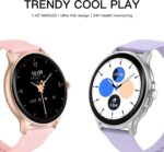 PEJE Smart Watch - Smart Watches For Men,1.43" AMOLED, Muslim Prayer Alerts, 120+ Sports Modes, SpO2/HR/Sleep Tracker, IP68 Waterproof Smartwatch, iOS/Android - Perfect for Men. (Black) - Image 8