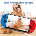 lifcasual Portable Console X12 Plus 7 inch Video Game Console Built in 1000 Games 16GB Handheld Double Joystick Game Controller Spupport AV Output TF Card Music E-book - Image 6