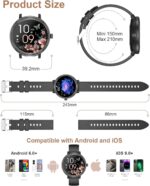 Smart Watch for Women, 1.19" AMOLED Touchscreen Fitness Tracker, Make/Answer Calls, Heart Rate SpO2 Monitor, IP68 Waterproof, Sleep & Activity Tracking Smartwatch for Android Phones iPhone - Image 7