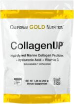 California Gold Nutrition, CollagenUP®, Hydrolyzed Marine Collagen Peptides with Hyaluronic Acid and Vitamin C, Unflavored, 7.26 oz (206 g)