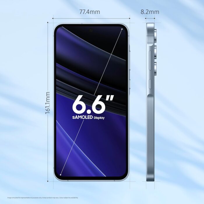 Samsung Galaxy A55 5G (Awesome Iceblue, 8GB RAM, 128GB Storage) | AI | Metal Frame | 50 MP Main Camera (OIS) | Super HDR Video| Nightography | IP67 | Corning Gorilla Glass Victus+ | sAMOLED Display - Image 11