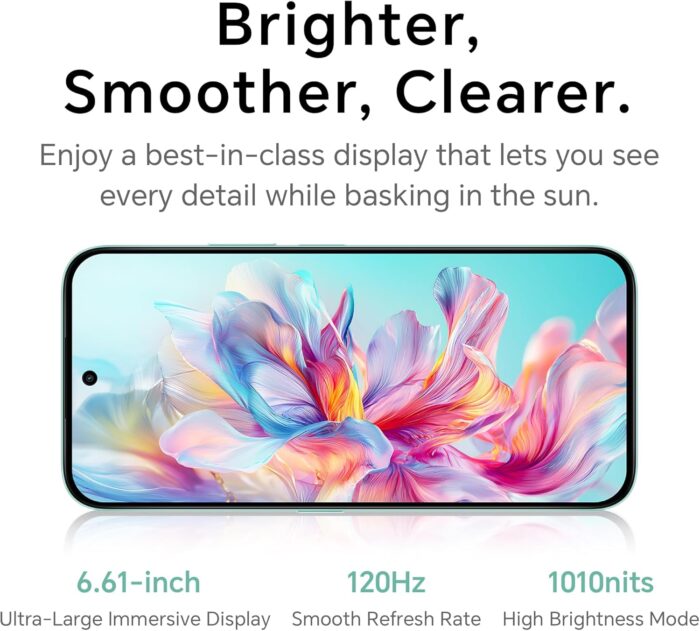 HONOR X6c Smartphone 6GB RAM 256GB ROM, 6.61" 120Hz Display, 50MP Camera, 35W Fast Charging, Dual SIM, Midnight Black – Middle East Version - Image 11