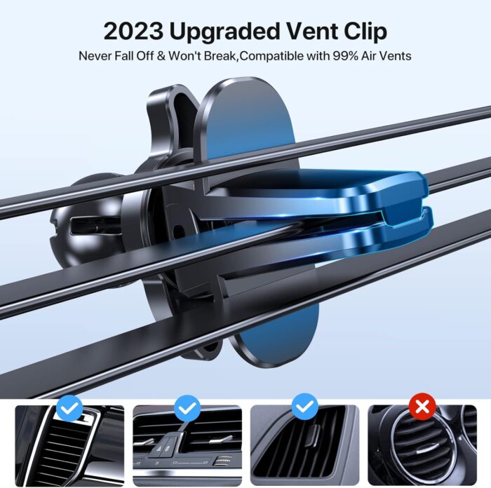 Miracase 【2023 New Generation】Car Phone Holder, Long Arm Phone Holder Car for Dashboard Windshield Air Vent【Heat-Resistant Strong Suction Cup】Car Mobile Holder Compatible with All Smartphones - Image 6