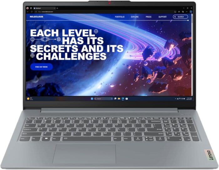 Lenovo IdeaPad Slim 3i, 15.3” FHD Display, Intel Core i5-13420H, 16GB RAM, 512GB SSD, 1920×1080 px, Windows 11, Luna Grey,BACKLIGHT KEYBOARD (1 Year Service center Warranty)
