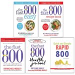 The Fast 800 Easy, The Fast 800 Recipe Book, The Fast 800, The Fast 800 Health Journal 4 Books Collection Set