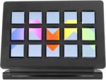 Bewinner LCD Custom Keyboard for - Studio Controller with 15 Macro Keys, Software Macro Keyboard Actions in Apps Support Hotkey for YouTube, Twitch, OBS