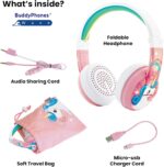 ONANOFF BuddyPhones Wave Waterproof Wireless Bluetooth headphones for Kids, Pink - Image 7