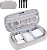 Portable Electronic Accessories Bag Organizer, Travel Gadgets Storage Case Cable Organizer Bag Compatible for Charger USB Cables SD Memory Cards Earphone Flash Hard Drive Phone Power Bank, M