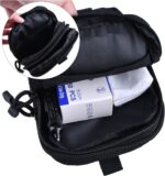 COOLBABY Tactical Pouch Waist Bag Utility Belt Mobile Phone Pouch EDC Case Organizer with Cellphone Holster for Cycling, Running, Hiking (Black) - Image 5