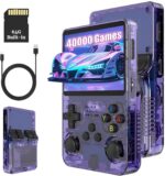 R36S Retro Handheld Game Console 64GB with 18000+ Games, 3.5" IPS Screen, Portable Linux Video Game Player, Pocket Emulator Console for Arcade, NES, PS1, GBA, MAME, and More Classic Games
