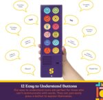 Special Supplies AAC Communication Device for Speech Therapy, Talker Buddy Communication Device for Non Verbal Kids & Adults, Autism Talking Aids for Home or School, Communication Device W/Travel Bag - Image 4