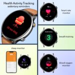 Smartwatch, Fitness Watch, Bluetooth Calling - 1.39 inch Men's Smartwatch with Heart Rate Oxygen Blood Pressure, Sleep Monitor, 114 Sports Modes, Pedometer, Activity Tracker, Compatible with Android - Image 4