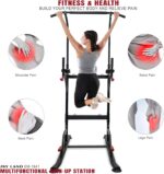 SKY LAND Pro Power Tower & Adjustable Sit-Up Bench Bundle – Heavy-Duty Steel, Multi-Function Home Gym Station for Dips, Pull-Ups, Push-Ups, Adjustable Angles Workout Bench - Image 5