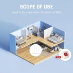 UanTii Tuya WiFi Smart SOS Button Emergency Help Button Wireless Caregiver Pager Phone Alert Transmitter Emergency Call Button for Kids Elderly Patient, No Hub Required - Image 5