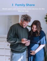 Meross Smart Power Strip - Apple HomeKit, Alexa, Google Home Compatible - 4 AC Outlets, 4 USB Ports, Wi-Fi Surge Protector - White - Image 7