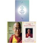Mobius/Harper Thorsons/Hodder Paperback The Power of Now, The Dalai Lamas Book of Wisdom, The Art of Happiness 3 Books Collection Set