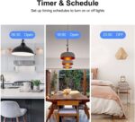 Yuhestdy WiFi Smart Wall Light Switch (White, 3Gang) - Image 5