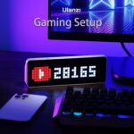 ULANZI TC001 Smart Pixel Clock, Gaming Setup Digital Alarm Clock with Weather - Awtrix Simulator - WiFi Connect, Social Media Counter, Retro Pixel Art Clock for Gaming Room,Bedside, Office Decor - Image 3