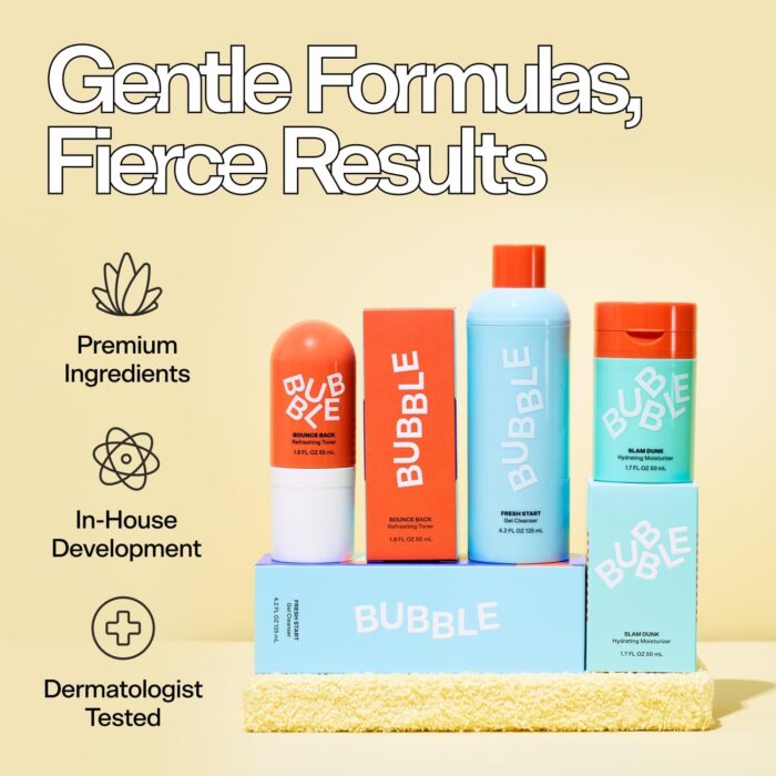 Bubble Skincare Bounce Back Balancing Facial Toner Mist - Hydrating Toner Spray + Pore Minimizer Made with Sea Water and Niacinamide to Help Improve Texture & Radiance (55ml) - Image 6