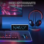 ULANZI TC001 Smart Pixel Clock, Gaming Setup Digital Alarm Clock with Weather - Awtrix Simulator - WiFi Connect, Social Media Counter, Retro Pixel Art Clock for Gaming Room,Bedside, Office Decor - Image 5