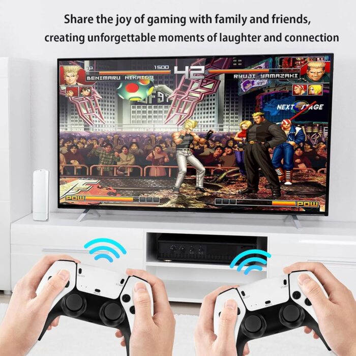 2025 New Retro Gaming Stick – Plug & Play Retro Gaming Console with 21500+ Classic Video Games, 4K HDMI Game Stick, Upgraded Wireless Controllers, Video Game Console for TV (Standard Edition) - Image 2