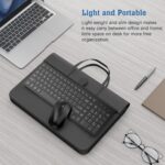 J JOYACCESS Wireless Keyboard and Mouse Combo, Rechargeable J JOYACCESS 2.4G Ergonomic and Slim Quiet Click Compact Keyboard and Mouse Designed for Windows, PC, Laptop,Tablet Black - Image 6