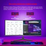 Gawfolk 34" Inch Gaming Monitor UWQHD 165Hz Curved 1500R Ultrawide 21:9 Computer Monitor 3440x1440 1ms(GTG) 100% sRGB FreeSync PIP/PBP RGB Backlight Display Screen for Office & Gaming - Image 6