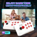 NALACAL Classic Retro Gaming Console, Plug and Play Video Game, Wireless ArcadeStick Controllers Built in 20000+ Games, 4K HD HDMI Output, 15 Classic Emulators, with Dual 2.4G Wireless Controlle - Image 6