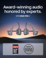 SHOKZ New OpenRun Pro 2 - Open-Ear, Bone Conduction Sport Headphones - with Headband - Sweat Resistant, Workout Headphones - Secure, Wireless, Comfortable Fit-Deep Bass and Smart Mic App - Image 2