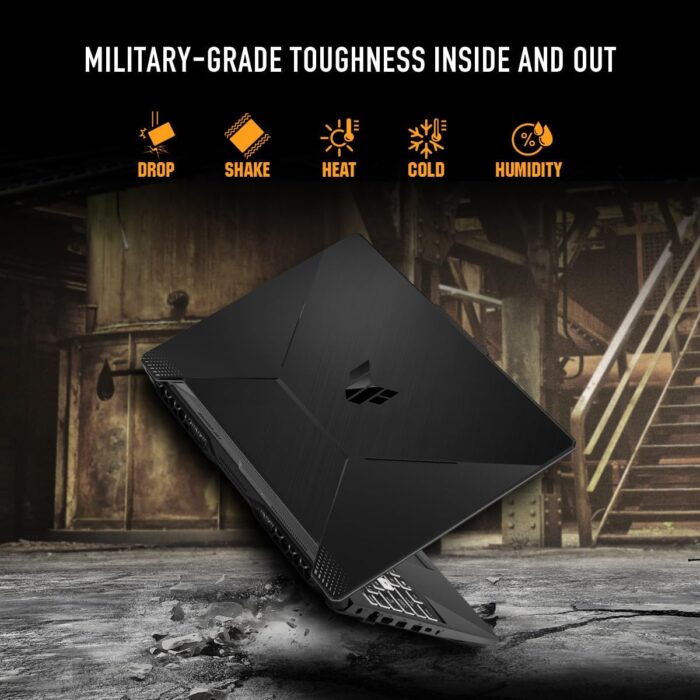 ASUS TUF Gaming A15 Gaming Laptop, 15.6” FHD 144Hz Display, NVIDIA® GeForce RTX™ 3050, AMD Ryzen™ 5 7535HS, 8GB DDR5, 512GB PCIe® Gen4 NVMe™ SSD, Wi-Fi 6, Windows 11, FA506NC-ES51 - Image 6
