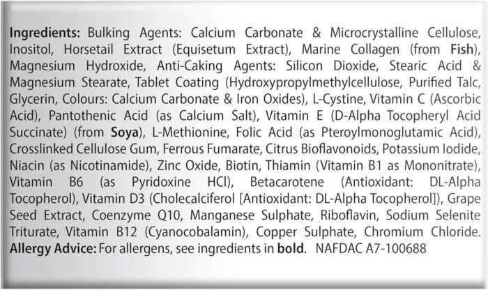 Perfectil Vitabiotics Plus Hair, 60 Tablets - Image 4