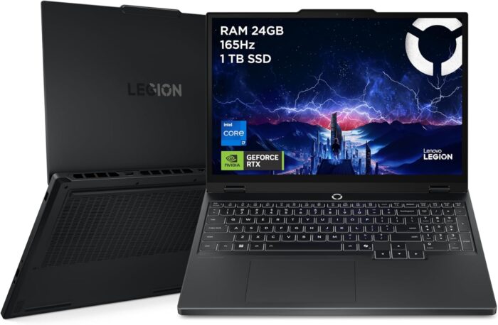 Lenovo Legion 5 15IRX10 AI Gaming Laptop, 15.3" WUXGA 165Hz, Intel Core i7-13650HX, 24GB RAM, 1TB SSD, RTX 5060 8GB GDDR7, BACKLIT EN-ARB KB, Win11, Eclipse Black [83LY0032AX] + 2Y Premium Care - Image 1