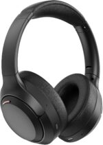 Hybrid Active Noise Cancelling Headphones, Bluetooth 5.4 Headset, Wireless Headphones, ANC Button, 60H Playtime, 35dB Noise Reduce, Hi-Fi Audio Sound, CVC 8.0 Mic, USB-C Charge, Protein Skin Ear Cups