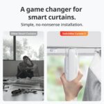 SwitchBot Smart Curtain Opener - Bluetooth Remote Control with App/Timer, Performance Upgrade, Add SwitchBot Hub to Make It Work with Alexa, Google Home, HomeKit(Curtain 3, U Rail) - Image 4