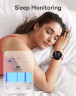 Parsonver Smart Watch for Women(Call Receive/Dial), 1.43" Smart Watch for Android iPhone Phones Fitness Tracker Watch with Sleep Health Monitor Calorie Step Tracking 100+ Sport Modes IP68 Waterproof - Image 4