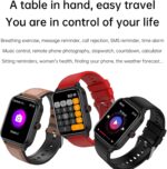 wgzixezn Smart Watch for Men Women, Answer/Make Call, ECG HRV Blood Glucose Fitness Tracker with Heart Rate Blood Pressure Monitor, IP67 Waterproof, Blood Sugar Activity Trackers for Android Ios,Blue - Image 7