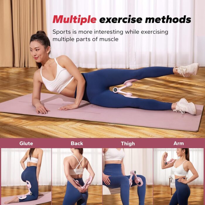 MERACH Thigh Master Pelvic Floor Trainer, Kegel Pro Exerciser Men Women Thigh Trainer Pelvic Floor Muscle Trainer, Inner Thigh Exercise Equipment for Home Gym, Pelvic Floor Strengthening Device Women - Image 4
