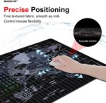 EXCOVIP Gaming Mouse Pad XXL,Anti-Skid 900x400mm Mouse Pads Extended Large Desk Pad World Map Keyboard Mousepad (Upgrade Version) 9640 - Image 6