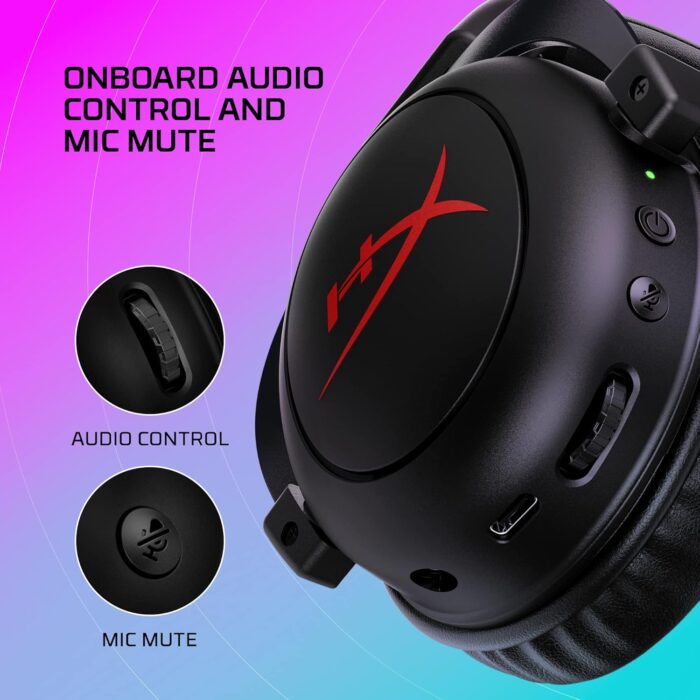 HyperX Cloud II Core Wireless Gaming Headset, Black, One Size - Image 5