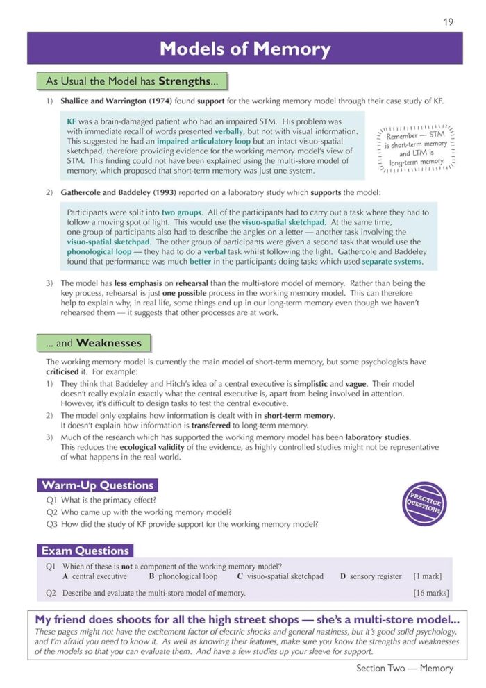 AS and A-Level Psychology: AQA Complete Revision & Practice with Online Edition - Image 11
