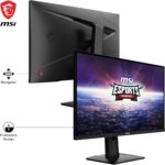 MSI G274QPX, 27" Gaming Monitor, 2560 x 1440 (QHD), Rapid IPS, 1ms, 240Hz, G-Sync Compatible, HDR 400, HDMI, Displayport, Tilt, Swivel, Height Adjustable, Pivot,Black - Image 3