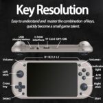 SJWOW M17 Retro Handheld Game Console with 20000+ Games, 4.3-inch IPS Screen Video Games Consoles, Open Source Linux System Retro Gaming Console, Portable Game Console - 128G - Image 6