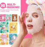 ZealSea Sheet Mask Face Mask Skin Care (Pack of 7) Beauty Facial Mask Kids Spa Face Mask Birthday Party gifts Women, kids Girls Skincare - Hydrate, Brighten, Moisturize,Soothe for All Skin Types - Image 2