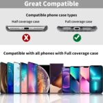 TACOMEGE Phone Tether Tab for iPhone, Cell Phone Lanyard Patch, Phone Strap Replacement Part for All Full Phone Cases (Black) - Image 5