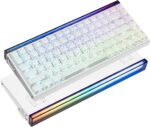 EPOMAKER Aula Hero84 HE Wired Hall Effect Keyboard with RGB Lightbox, 0.01mm Adjustable Actuation, 8KHz Polling, 0.125ms Latency, Snap Key, SOCD, Magnetic Gaming Keyboard (White Topographic)