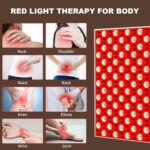 Skylaxy LED-Red-Light-Therapy-Device: Red Light Panel Near Infrared 850nm and Deep 660nm Combo LED Red Light Therapy at Home for Face Skin Beauty, Pain Relief of Muscles and Joints (2 Pack) - Image 3
