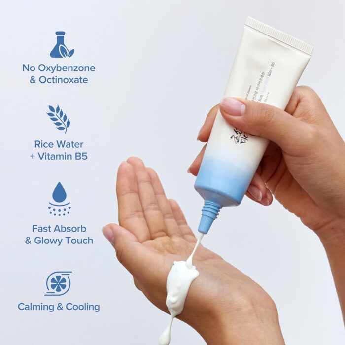 Beauty of Joseon Relief Sun Aqua-Fresh Sunscreen Rice + Panthenol SPF 50+ PA++++ Lightweight Daily UV Protector for Acne-Prone Sensitive Skin Korean skincare for Men and Women 50ml - Image 6